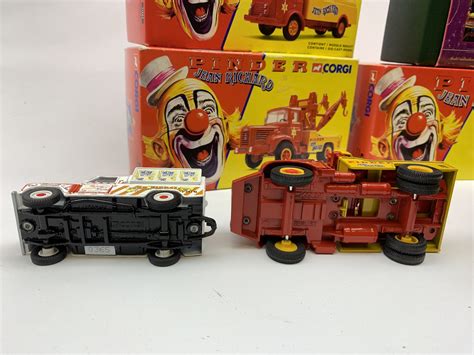 Four Corgi Limited Edition Pinder Jean Richard Circus Vehicles 07201