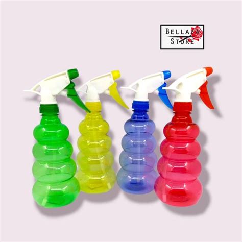 Jual Botol Spray Warna Transparan Bulat Tinggi 350 Ml Botol Semprot Di