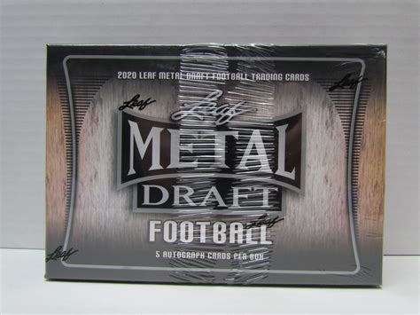 Leaf Metal Draft Football Hobby Box