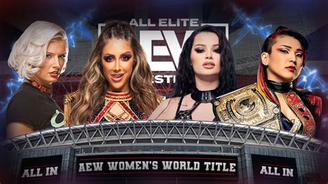 Saraya Vs Toni Storm Vs Britt Baker Vs Hikaru Shida Aew Womens World