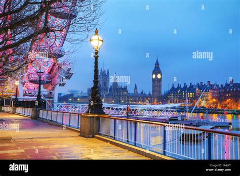 Overview of London with the Clock tower Stock Photo - Alamy