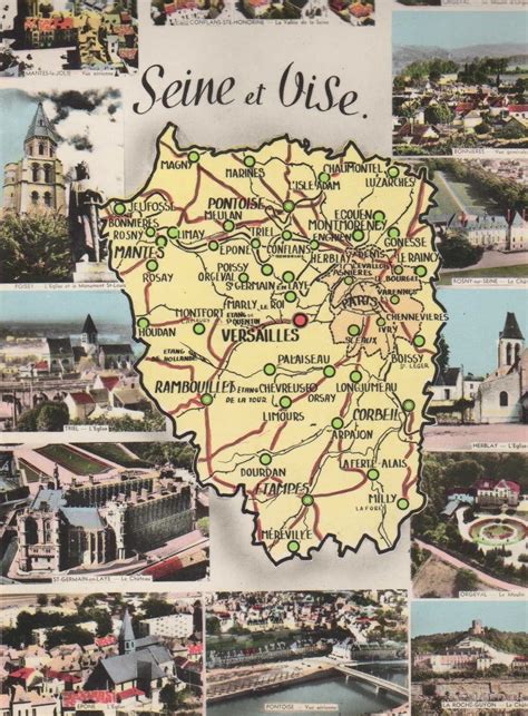 La Seine Et Oise Carte Postale Ancienne Et Vue D Hier Et Aujourd Hui