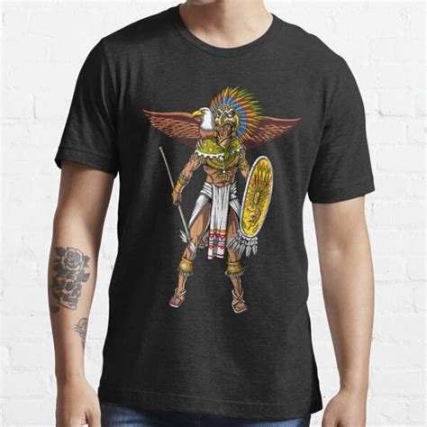 Aztec Eagle Warrior T Shirt For Sale By Underheaven Redbubble