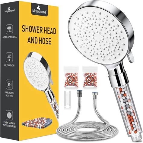 Pommeau De Douche Haute Pression Avec Tuyau 2M Pommeau Douche Anti