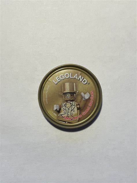 Legoland Mr Gold Pop Badge Rare Ebay