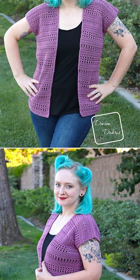 Window Pane Cardigan Free Crochet Pattern Artofit