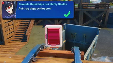 Sammle Omnichips Bei Shifty Shafts Alle 3 Orte Fortnite Omnischwert Aufträge Youtube