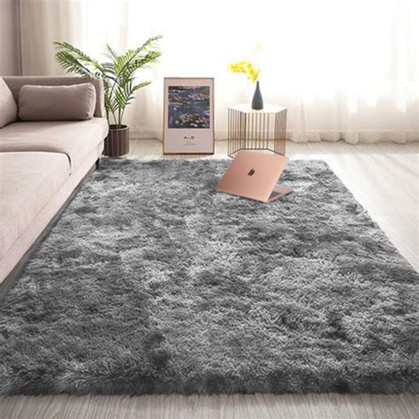 Tapete Shaggy Para Sala Felpudo 200x140cm Cinza Casen Leroy Merlin