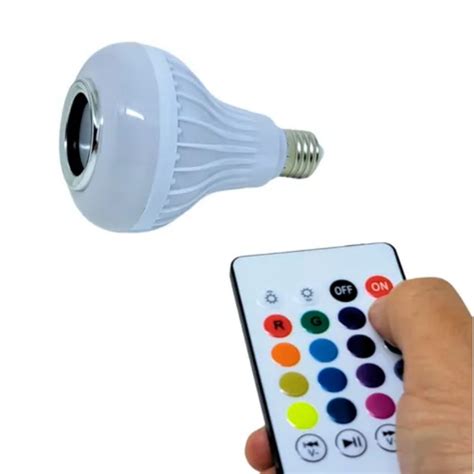 Lâmpada De Led Bluetooth e Caixa De Som RGB Ninivi