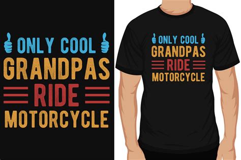 Grandpa Ride Motorcycle Tshirt Design Graphic By Creative Tshirt Designer · Creative Fabrica