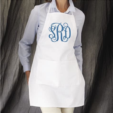 Monogrammed Apron Womens Apron Personalized Apron