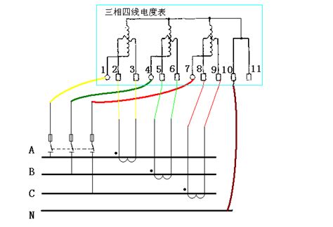 三相四线电能度表带电流互感器接线图word文档免费下载亿佰文档网