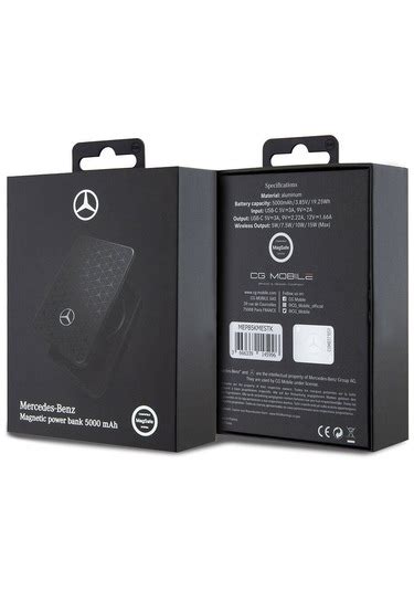 Mercedes Benz Orjinal Lisanslı Powerbank 5000 Mah Led Işıklı Göstergeli