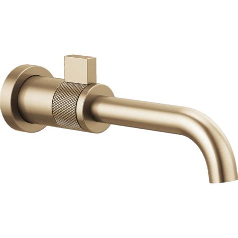 Brizo T65735lf Gl Litze Luxe Gold Wall Mount Bathroom Faucets Wall Mount Faucet