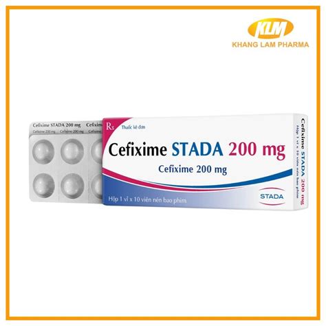 Cefixime Stada 200mg Điều trị nhiễm khuẩn