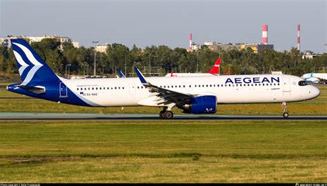 SX NAG Aegean Airlines Airbus A321 271NX Photo By Rafal Pruszkowski