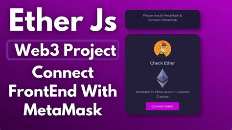 Ether Js Connect Frontend Application With Metamask Fetch Ethereum