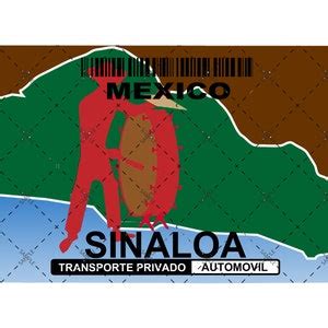 License Plate Sinaloa V2 PNG FILE ONLY Etsy