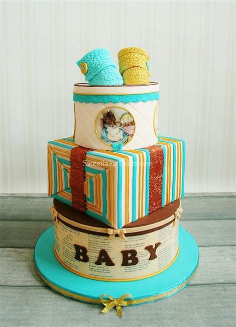 Gender Reveal Cake Decorated Cake By Tamara Cakesdecor