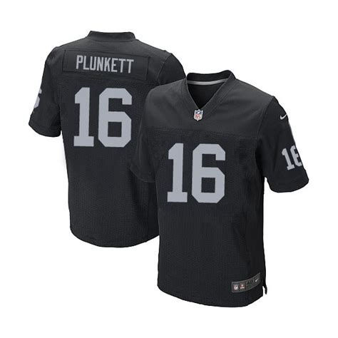 Men S Nike Oakland Raiders Jim Plunkett Elite Black Team Color Nfl