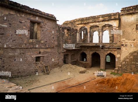 Ranthambhore Fort In Ranthambhore National Park Rajasthan India Stock