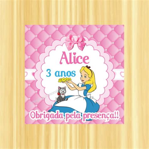 Tag De Agradecimento Alice No Pa S Das Maravilhas Elo