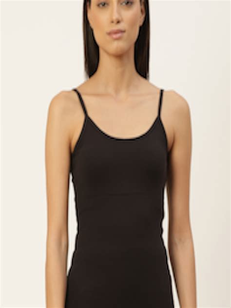 Buy Innocence Women Black Solid Padded Camisole Camisoles For Women 13424846 Myntra