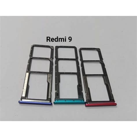 SimTray Sim Tray Sim Lock Tempat Kartu Sim Card Xiaomi Redmi 9 Lazada