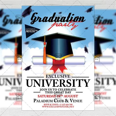 Graduation Flyer Template Word