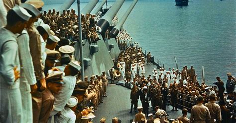 Why The Us Made The Japanese Surrender Aboard The Uss Missouri Bb 63 War History Online