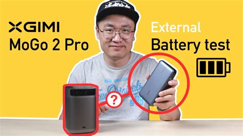 Xgimi Mogo Pro Battery Test W Power Bank Youtube