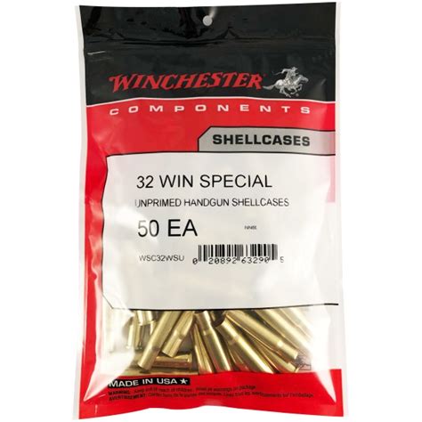 Winchester Brass 32 Winchester Special Unprimed Bag Of 50 Graf Sons