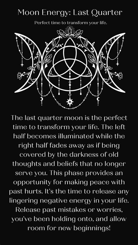 Last Quarter Moon Energy Transformation Artofit