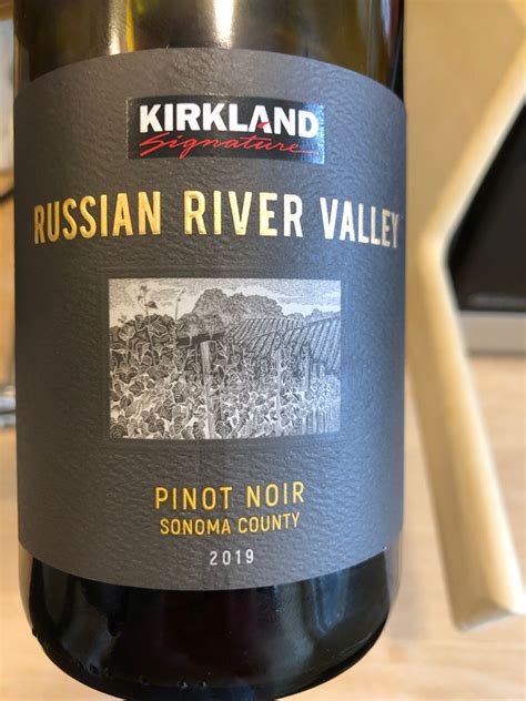 2019 Kirkland Signature Pinot Noir Russian River Valley Usa