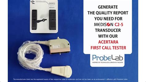 First Call Test For Your Medison Probe Probelabindia Youtube