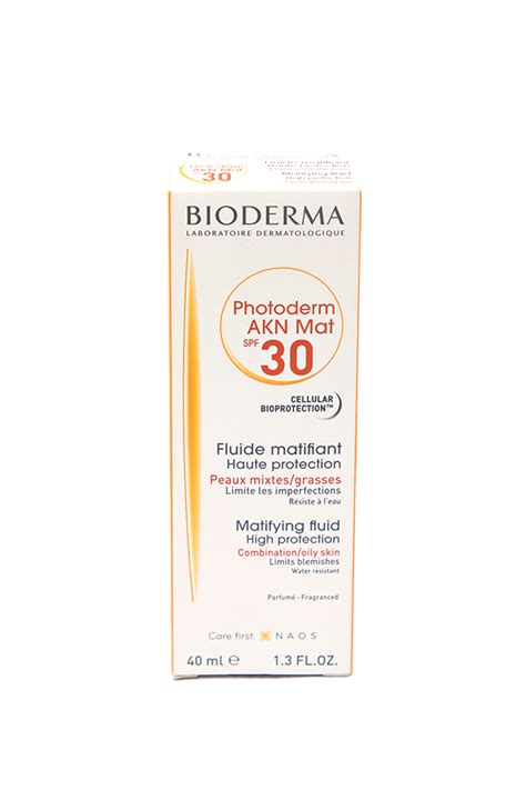 Bioderma Photoderm Akn Mat Bio Protection Fluide Matifying Spf30 40ml