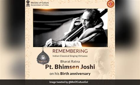 Bhimsen Joshi Jayanti: Know About The Legendary Vocalist Pandit Bhimsen ...