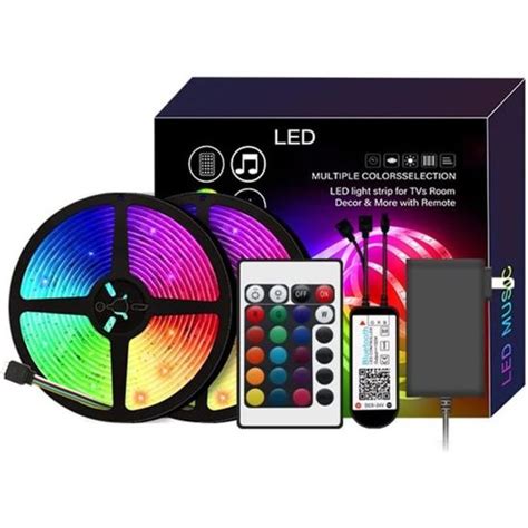 Rgb Ruban Led M Bande Led Wifi Bluetooth Multicolore Contr L Par