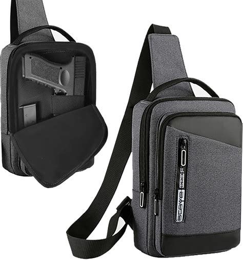 Pistol Soft Case Pistol Crossbody Bag Chest Pack Shooting Bags For Handguns