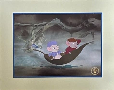 Disney S Masterpiece The Rescuers Exclusive Commemorative Lithograph Etsy