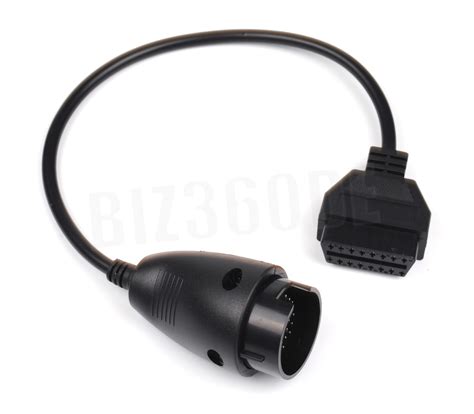 38pin Obd1 16pin Obd2 Diagnose Adapter Stecker Mercedes W124 W140 W202 W210 C5 Ebay