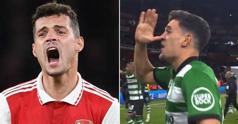 Sporting Lisbon Goal Hero Pedro Goncalves Mocks Granit