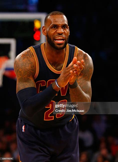 Lebron James Of The Cleveland Cavaliers In Action Against The New News Photo Getty Images