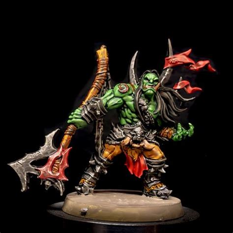 3d Printable Throgar The Chainbreaker Orc Barbarian Hero By Artisan Guild