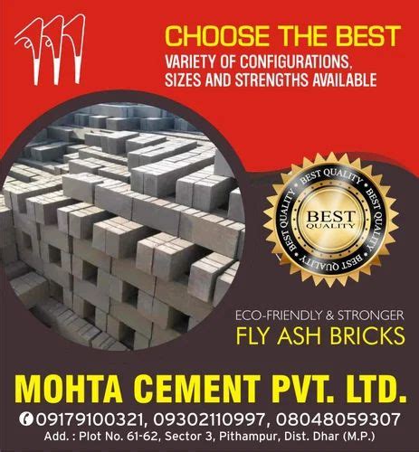 Fly Ash Bricks Distributor In Indore At Rs 5 Fly Ash Bricks In Indore