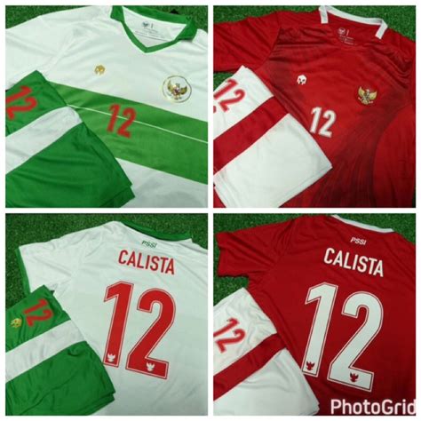 Jual Stelan Setelan Jersey Kaos Baju Sepak Bola Timnas Indonesia Indo