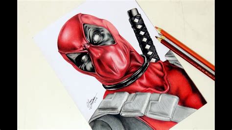 Drawing Deadpool Desenhando O Deadpool Youtube