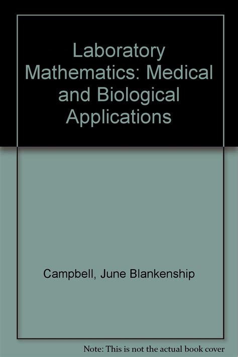 Laboratory Mathematics Medical And Biological Applications June Mundy