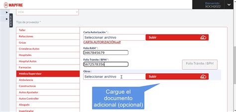Carga De Tr Mite En Ventanilla Nica De Mapfre Seguros Soporte Reachcore