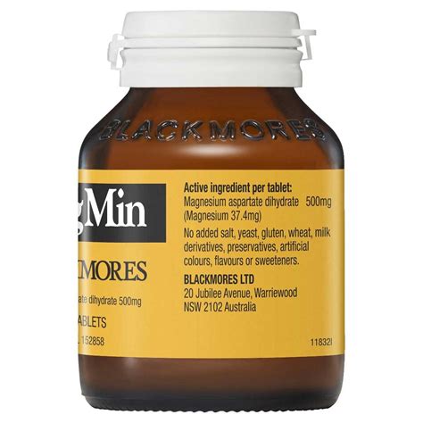 Blackmores MagMin 500mg 100 Tablets